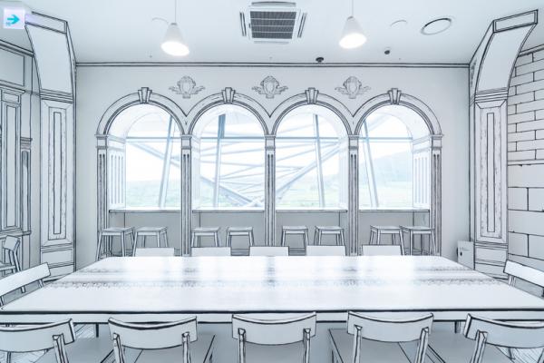  打卡先食，來到黑白 cafe，此舉動更見頻繁，因為每一個細節位都非常 IG-able。