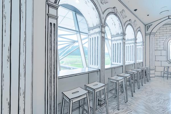  打卡先食，來到黑白 cafe，此舉動更見頻繁，因為每一個細節位都非常 IG-able。