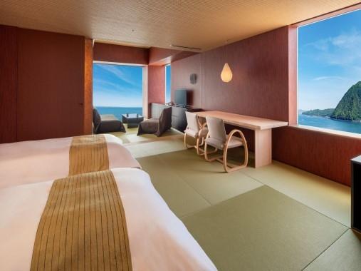 「柿渋の間」和室