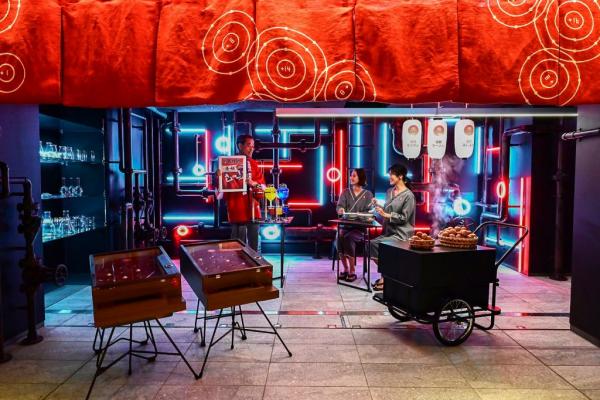 「柿渋の間」和室