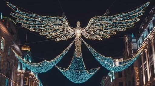 倫敦5大聖誕燈飾景點 攝政街天使燈飾/牛津街/柯芬園