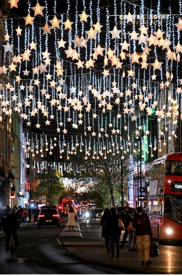 倫敦5大聖誕燈飾景點 攝政街天使燈飾/牛津街/柯芬園