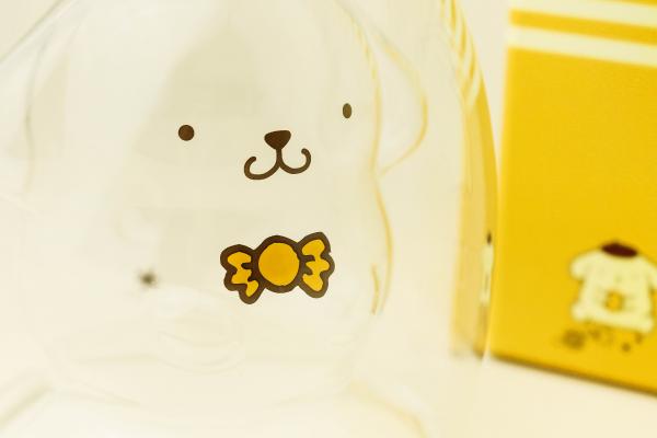 GOODGLAS推布甸狗造型耐熱雙層玻璃杯 倒牛奶變白色布甸狗！