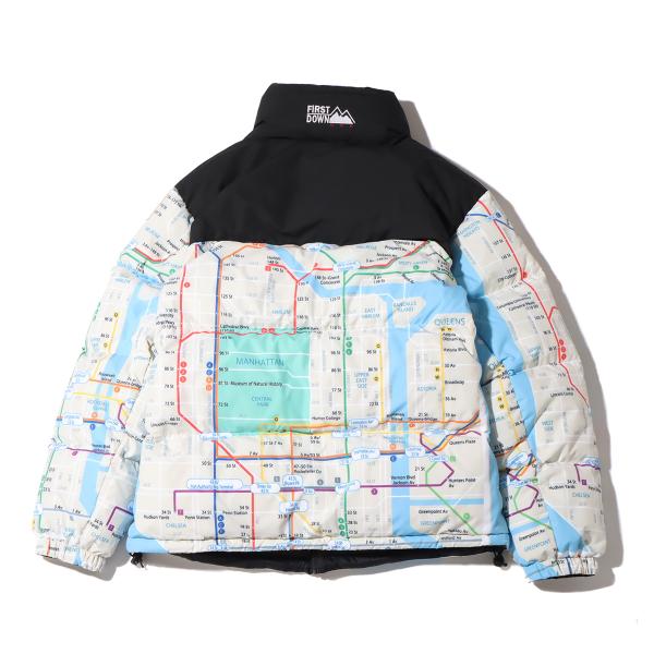 日本潮牌推地鐵路線圖羽絨 不再怕迷路！有東京、紐約兩款