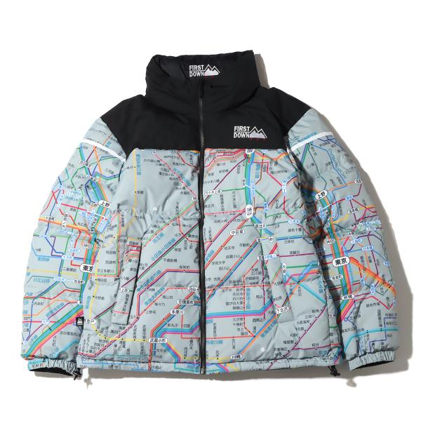 日本潮牌推地鐵路線圖羽絨 不再怕迷路！有東京、紐約兩款