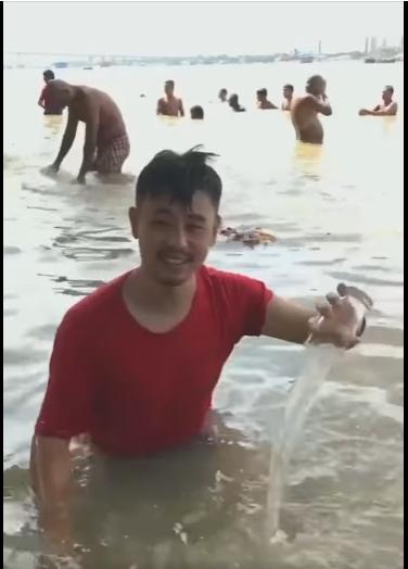 內地網紅生飲恆河水出位 確診新冠呻：不可能，我都免疫了！