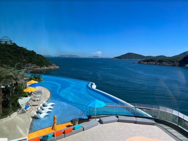 記者率先直擊香港富麗敦海洋公園酒店 全部海景房＋獨立泳池套房+酒店設施