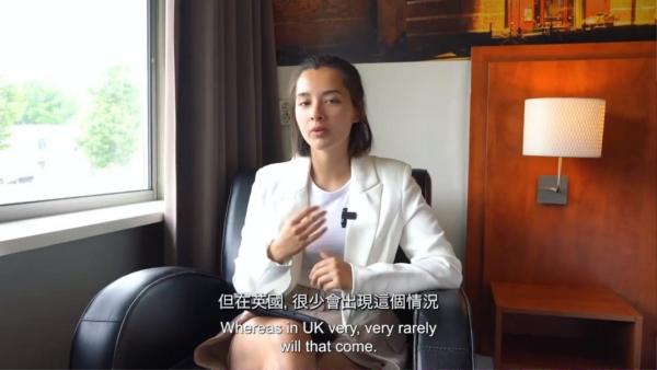 謝嘉怡拍片談港英兩地樓價區別 一關鍵致差異大 嘆港人：苦苦堅持努力付房租