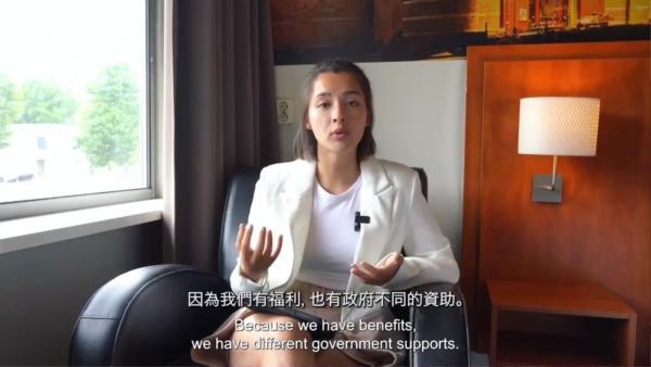 謝嘉怡拍片談港英兩地樓價區別 一關鍵致差異大 嘆港人：苦苦堅持努力付房租