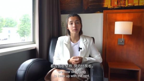 謝嘉怡拍片談港英兩地樓價區別 一關鍵致差異大 嘆港人：苦苦堅持努力付房租