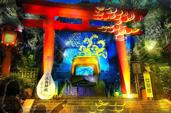 東京近郊舉行傳統燈飾投影活動 煙花匯演/1000盞燈籠/皮影戲體驗