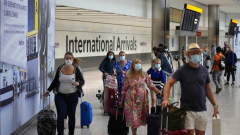 英國取消完成接種疫苗旅客入境限制 毋須接受強制病毒檢測