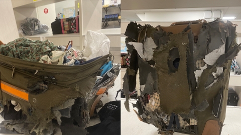 外國女生怒見行李箱爛到「甩皮甩骨」 涉事航空回應超Hea！網民解釋呢個原因